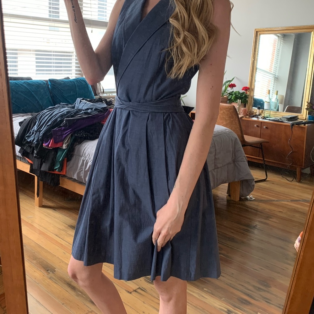 Blue dress